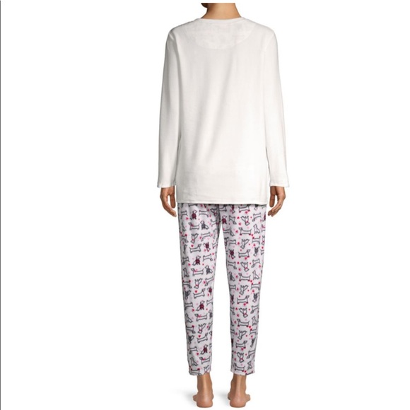 NWT *Exclusive* Roudelain 3- Piece Sequin Heart and Dog Printed Pajama G… - Picture 2 of 4